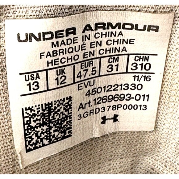 Under Armour Mens Football Cleats Highlight Clutchfit 1269693-001 Black Size 13 - Picture 12 of 12